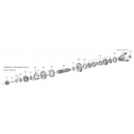 Mainshaft & Synchro (Aux)